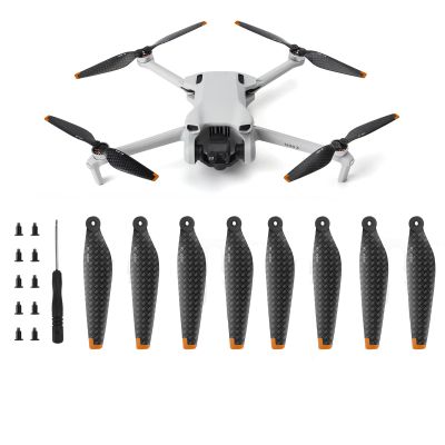 Mini 3 Carbon Fiber Propellers, Replacement Prop Blades for DJI Mini 3 RC Camera Drone Accessories Pack of 8pcs (not fit for DJI Mini 3 pro)