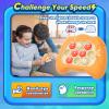 Byserten Handheld Game for Kids 6-12 with Lights and Sounds, Sensory Fidget Toys for Kids 8-12, Birthday Gifts for 6 7 8 9 Year Old Girls & Boys & Teens -Orange view 2