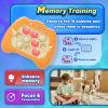Byserten Handheld Game for Kids 6-12 with Lights and Sounds, Sensory Fidget Toys for Kids 8-12, Birthday Gifts for 6 7 8 9 Year Old Girls & Boys & Teens -Orange view 3