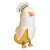 PEACH CAT Cute Banana Duck Stuffed Animal Long Banana Chef Duck Plush Pillow for Girls and Boys White 19.7" view 1