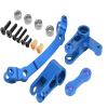 Aluminum Steering Assembly Bellcrank Set Upgrades Parts for 1/10 Arrma Granite 3S BLX,Senton 3S BLX/Big Rock/Typhon 3S BLX,Outcast/Kraton 4S (Navy Blue) view 1