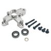 FLMLF CNC Metal Clutch Tripod Set Silver for 1/5 Hpi RV Km Baja 5B 5T 5SC Parts view 1