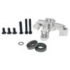 FLMLF CNC Metal Clutch Tripod Set Silver for 1/5 Hpi RV Km Baja 5B 5T 5SC Parts view 3
