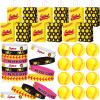 MTLEE Softball Party Favors Set Includes 12 Softball Paper Bags, 12 Silicone Bracelets, 12 Mini Foam Softball for Softball Birthday Party Supplies view 1