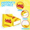 MTLEE Softball Party Favors Set Includes 12 Softball Paper Bags, 12 Silicone Bracelets, 12 Mini Foam Softball for Softball Birthday Party Supplies view 2