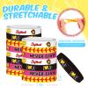 MTLEE Softball Party Favors Set Includes 12 Softball Paper Bags, 12 Silicone Bracelets, 12 Mini Foam Softball for Softball Birthday Party Supplies view 3