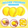 MTLEE Softball Party Favors Set Includes 12 Softball Paper Bags, 12 Silicone Bracelets, 12 Mini Foam Softball for Softball Birthday Party Supplies view 4
