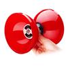 MAGICYOYO Diabolo MD01 Pro Triple Bearings Diabolos Yoyo for Kids Teens Adults, Beginners to Advanced Red Diabolo Spinning Juggling Skill Toy, 5" Chinese Yo-yo +2 Pairs Handsticks+Bag+2 Spare Cords view 4