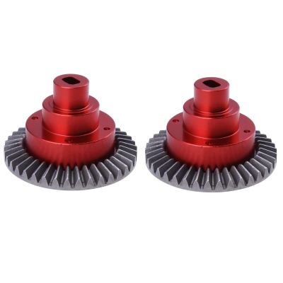 2pcs Harden Steel 38T Main Gear for Redcat Everest 10 Super Gear Transmission Redcat Everest Gen7 Pro/Sport,Redcat Gen 7 Gear Upgrades Parts Red