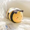 13.9 Inch Fuzzy Bumblebee Stuffed Animal Honey Bee Pulshies with Cute Face and White Wings Cuddly Bumble Bee Plush Toy Honeybee Anime Gifts for Kids And Lovers In Birthday, Valentines, Christmas... view 4