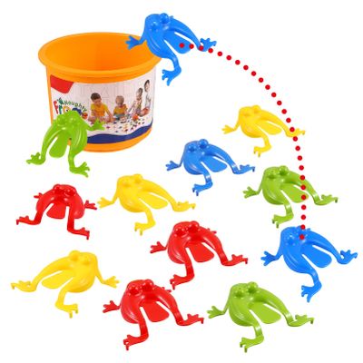 Toyvian Toy 12 Pack Assorted Colors Jumping Toy Party Favors for Kids Easter Birthdays Goody Bag Fillers Party Favors
