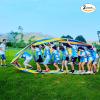 KINDEN Teamwork Games Run Mat - 2 Packs Teamwork Games Group Learning Activity Fun Playing Run Mats for Adults Kids Family Field Day Backyard Playground Birthday Party Games view 3