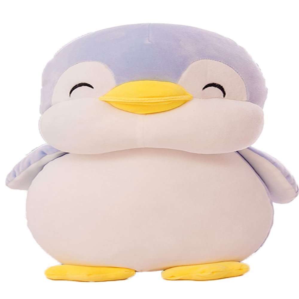 17.7 Inch Plush Penguin Stuffed Animal Hugging Pillow with Smile Face - Cuddly Penguin Plushie Toy for Kids and Lovers - Perfect for Birthdays, Valentine's, Christmas