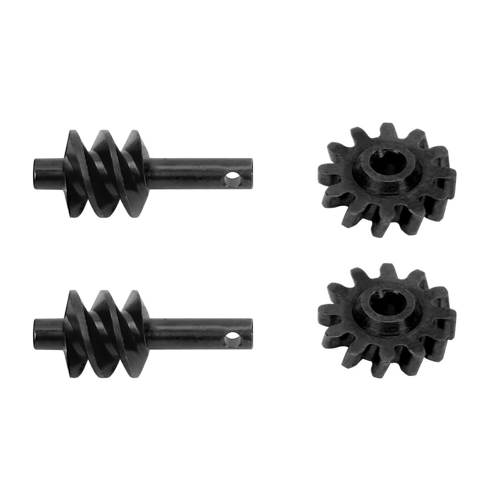 RCAWD #45 Steel Worm Gears 12T Brass Gears Set for Higher Speed for Axial SCX24 Wrangler Bronco Gladiator C10 Deadbolt Upgrade Parts