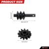RCAWD #45 Steel Worm Gears 12T Brass Gears Set for Higher Speed for Axial SCX24 Wrangler Bronco Gladiator C10 Deadbolt Upgrade Parts view 2