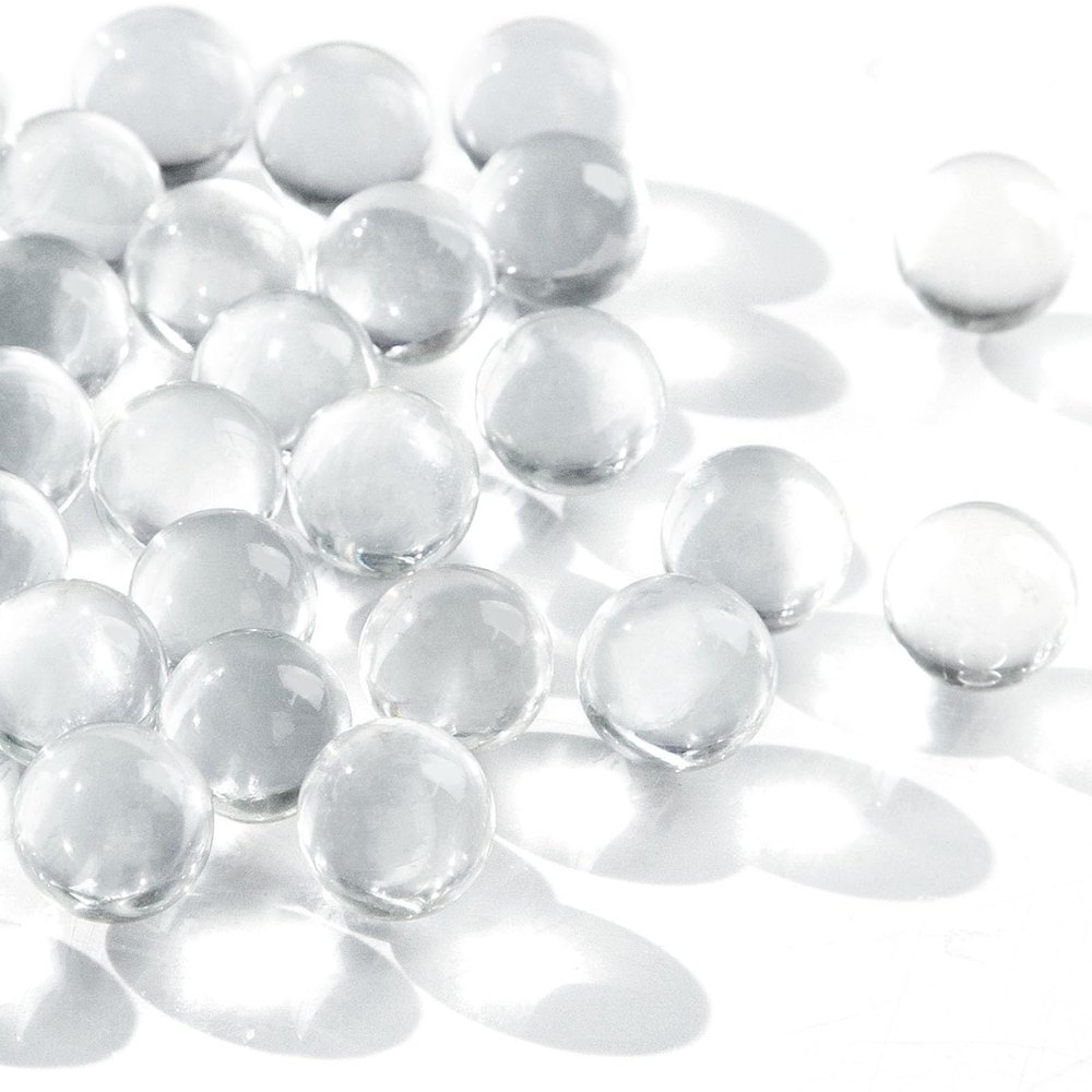 AMOR PRESENT 170PCS Glass Marbles for Vases, Clear Marbles for Vase Fillers DIY Craft & Home Decorations