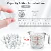 AMOR PRESENT 170PCS Glass Marbles for Vases, Clear Marbles for Vase Fillers DIY Craft & Home Decorations view 2