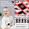 QUOKKA 60 High Contrast Baby Flash Cards 36 Months - Black & White Toddler Flashcards 36 Months in a Bag - Learning Visual Stimulation Pictures for Infants - Gift Sensory Development Toys for Newborn view 4