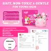 ULOVEME Kids Real Makeup Kit for Girls with Fluffy Purse - Real, Non Toxic, Washable Make Up Toy - Umicorn Toys Gift for 3 4 5 6 7 8 Years Old Girls Birthday (Pink Umicorn) view 4