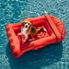BigMouth Inc. Pool Float for Dogs, Durable Inflatable Vinyl Raft for Small to Medium Sized Dogs - Fire Hydrant view 1