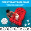 BigMouth Inc. Pool Float for Dogs, Durable Inflatable Vinyl Raft for Small to Medium Sized Dogs - Fire Hydrant view 2