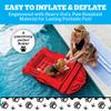 BigMouth Inc. Pool Float for Dogs, Durable Inflatable Vinyl Raft for Small to Medium Sized Dogs - Fire Hydrant view 4