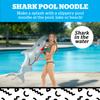 BigMouth Inc. Inflatable Shark Noodle, Funny Pool Noodle Floats for Kids & Adults, Ridiculous Pool Party Decor view 2