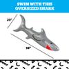 BigMouth Inc. Inflatable Shark Noodle, Funny Pool Noodle Floats for Kids & Adults, Ridiculous Pool Party Decor view 3