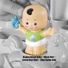 Replacement Parts for Little-People 1-2-3 Babies Playdate Playset - GLT76 and GRW95 - Replacement Baby, Green Star Shirt, Blue Rattle view 3