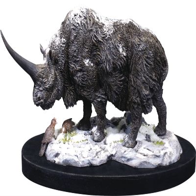 Wonders of The Wild: Elasmotherium Rhino (Winter Ver.) Statue