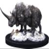 Wonders of The Wild: Elasmotherium Rhino (Winter Ver.) Statue view 1