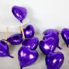 30 Pcs Purple Heart Balloons 18in Foil Heart Shape 18 Inch Balloons Helium Mylar Balloons Foil Balloon Boho Baby Shower Decoration for Girls Kids Valentine's Day Birthday Wedding Bridal Party Decor view 4
