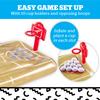 BigMouth Inc Inflatable Basketball Pong Raft, Built in Drink Holders, Fun Floating Pool Party Game view 4