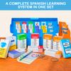 500+ Spanish Vocabulary Flash Cards for Adults & Kids Ages 15+ - Verb Conjugation, Nouns, Adjectives & Phrases to Learn Spanish for Adult Beginners Flashcards view 3