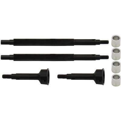 Hot Racing STRXM39W05 +5mm Hardened Steel Drive Stub Axles TRX4-M