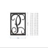 Metal Letter P, Metal Letter for House, Metal Monogram Wall Hanging, Large Metal Letters, Cursive Metal Letter view 3