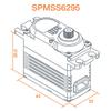 Spektrum 1/8 High Speed/Torque Race Servo, SPMSS6295, Multicolor, Medium view 3