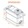 Spektrum S6285 1/8 High Voltage High Torque Metal Gear Race Servo, SPMSS6285 view 3