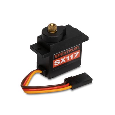 Spektrum SX117 Micro Servo Metal Gear/Case, SPMSSX117