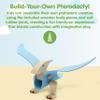 PlanToys DIY Pterodactyl Wooden Dinosaur Toy for Kids 3+ | STEM Learning Construction Kit with Rubber & Wooden Parts | Educational Toy with Flashcard for Logical Thinking, Creativity & Motor Skills view 2