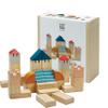 PlanToys Creative Blocks Wooden Montessori Building and Imagination Toy in Orchard Shade | Fine Motor, Spatial Reasoning and Early STEM Learning Activity | Eco Friendly Open Ended Play Set view 1