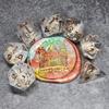 Sage's Portal Animal Familiars Resin DND Dice Set Polyhedral Dice Set for Dungeons and Dragons RPG Pathfinder Tabletop TTRPG (Pups Familiar) view 3