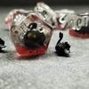 Sage's Portal Animal Familiars Resin DND Dice Set Polyhedral Dice Set for Dungeons and Dragons RPG Pathfinder Tabletop TTRPG (Black Swan) view 3