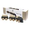 PlanToys Classic Train Wooden Montessori Vehicle Toy | Early Movement, Imagination and Practical Life Exploration | Eco Friendly Train Set for Indoor and Outdoor Play view 1