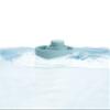 PlanToys Pastel Blue Rubber Convertible Boat Wooden Montessori Water and Sensory Play Toy | Cause & Effect, Imagination and Exploration Activity | Eco Friendly Floating Bath Toy view 2
