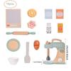 MONT PLEASANT Play Kitchen Accessories, Pretend Play Food Sets for Kids Kitchen, Wooden Toy Mixer Set, Blender Bake Cookies Playset Cooking Kitchen Accessories Toys for Boys Girls Ages 3+ view 3