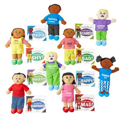 Excellerations Emotions Book and Dolls Full Set - 8 Books 8 Dolls