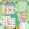 YTSQLER Christmas Bingo Game for Kids 24 Players, Christmas Bingo Cards Holiday Party Games for Family School Classroom Winter Party Supplies Favors Gifts view 2