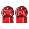 NexxSpeed CNC Aluminum/Carbon Fiber Rim Set (RED) - FMS FCX24 view 1