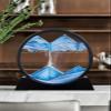 3D Moving Sand Art Picture, Flowing Sand Painting, Dynamic Sand Picture Landscape Glass Sand Frame, Creative Decorative Ornaments for Home Office Bookshelves (Size : 7in) view 3